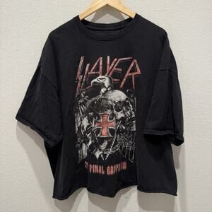 SLAYER The Final Campaign Final World Tour 2019 Concert T-Shirt 3XL Skull Eagle
